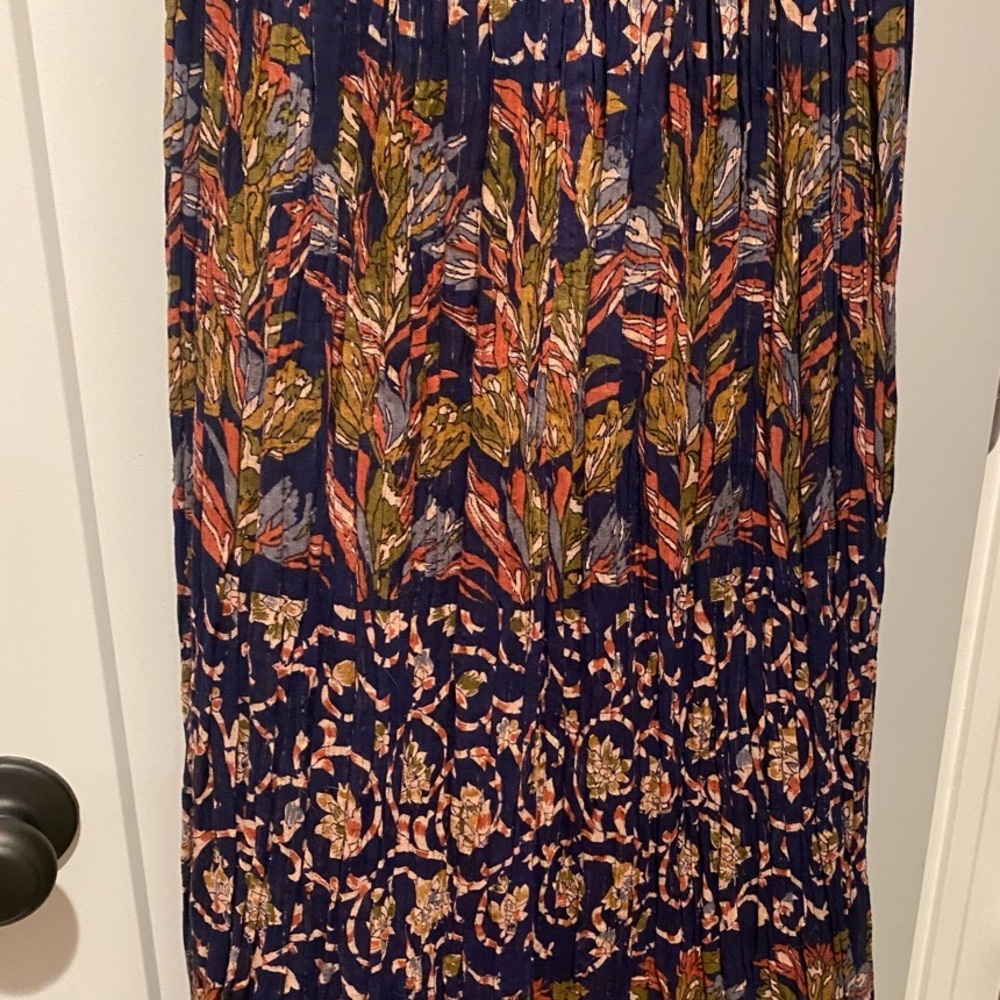 Beautiful Multicolored Tiered Boho Maxi Skirt for Resort Wear or any occasion